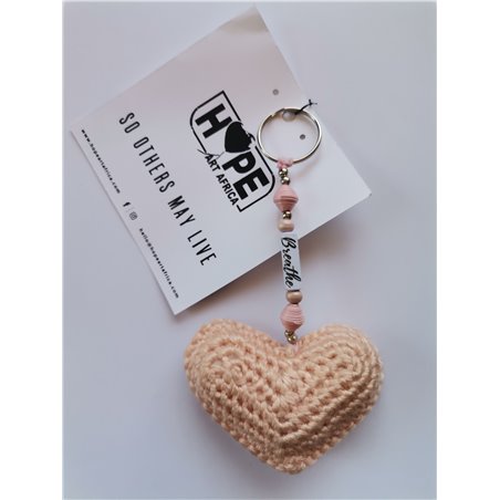 Hope Art - Hearts of Hope - Apricot - Breathe