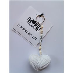 Hope Art - Hearts of Hope - White - Infinite Love