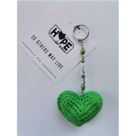 Hope Art - Hearts of Hope - Green - Faith