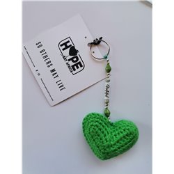 Hope Art - Hearts of Hope - Green - Grateful