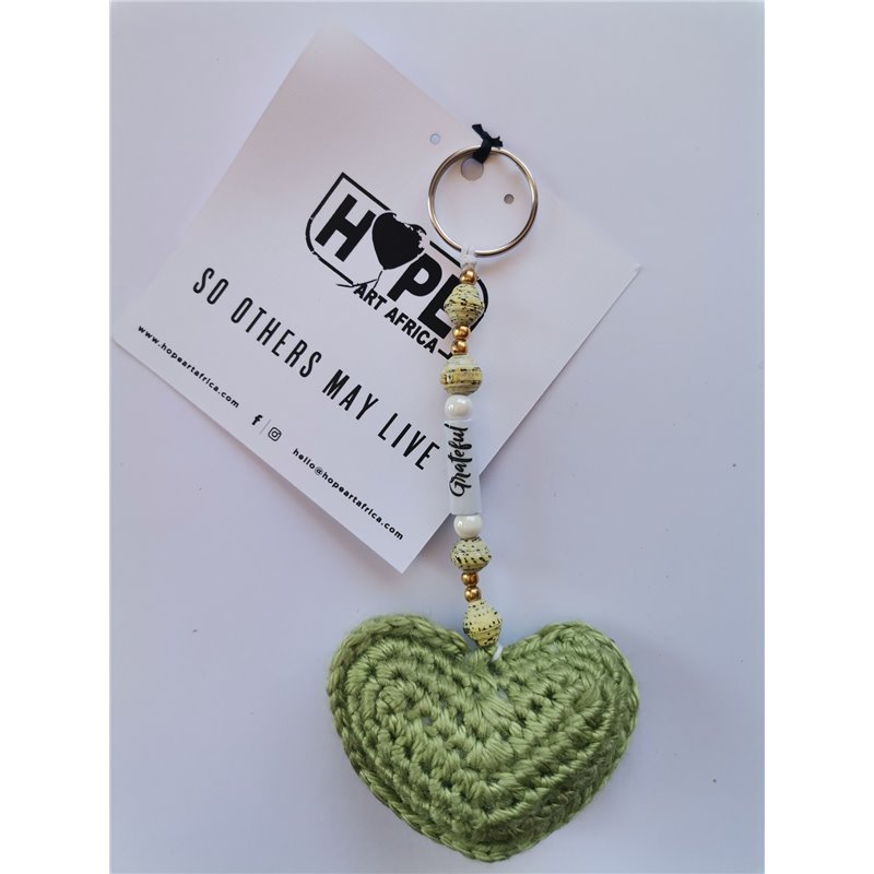 Hope Art - Hearts of Hope - Avocado - Grateful