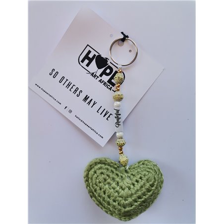 Hope Art - Hearts of Hope - Avocado - Grateful