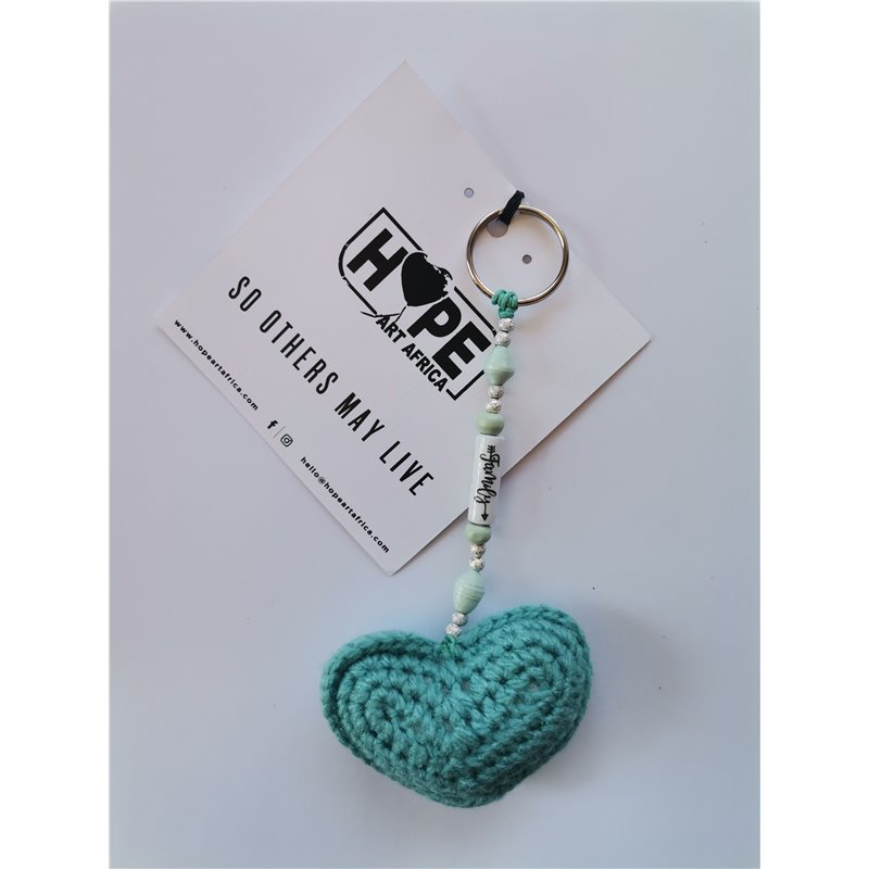 Hope Art - Hearts of Hope - Turquoise - Family