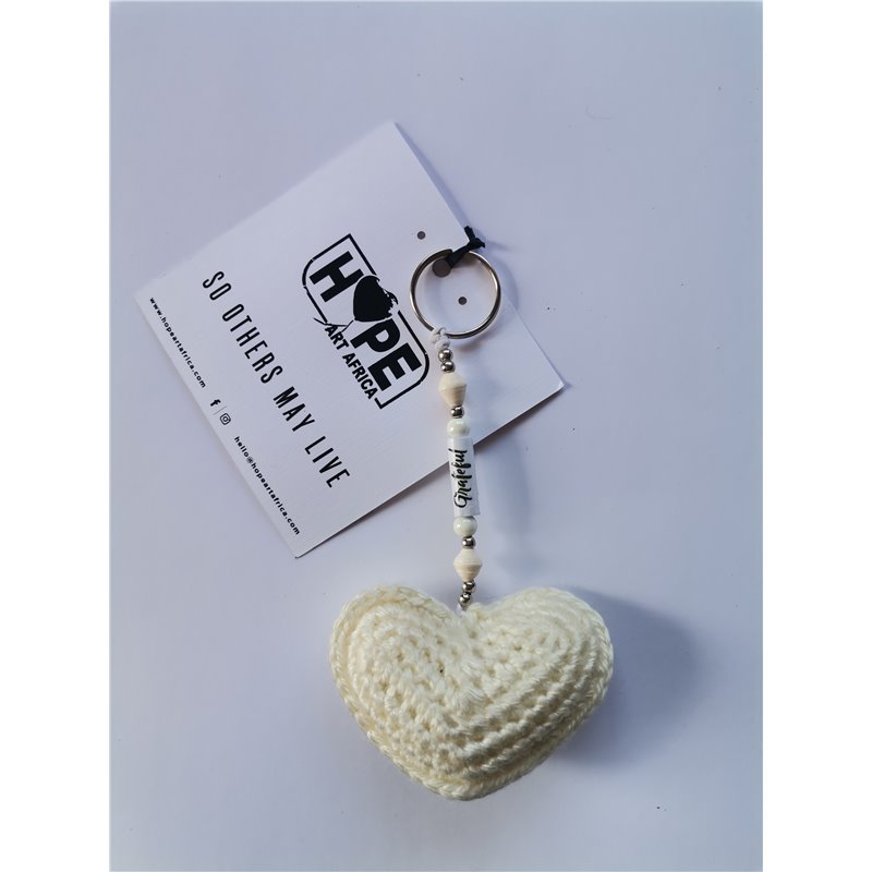 Hope Art - Hearts of Hope - Cream - Grateful