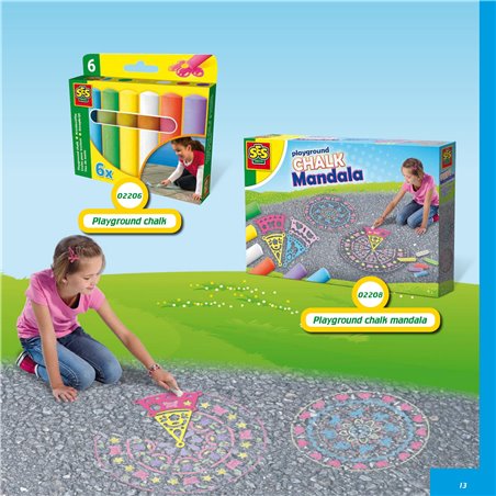 SES Creative - Playground Chalk Mandala