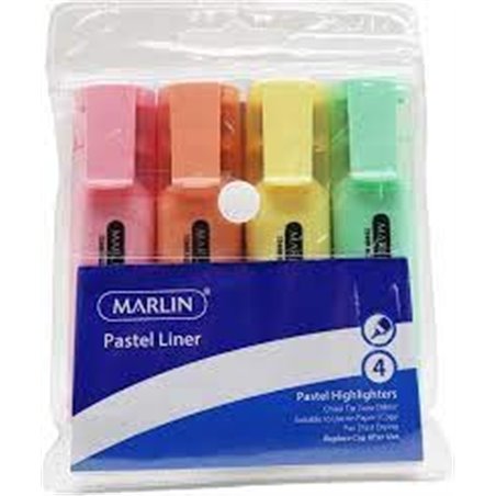 Marlin - Pastel Highlighters (4 Pack)