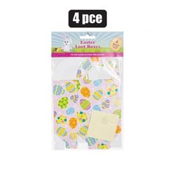 Easter Look Boxes - Colourful Eggs (4-Pack, 11.5CM)