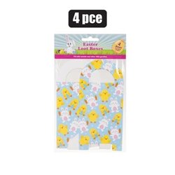 Easter Look Boxes - Bunnies & Chicks (4-Pack, 11.5CM)