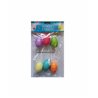 Easter Decor - Glitter Egg Stakes (6 piece, assorted colours)