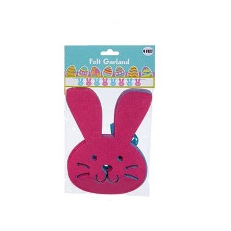 Easter Felt Garland - Bunny Face