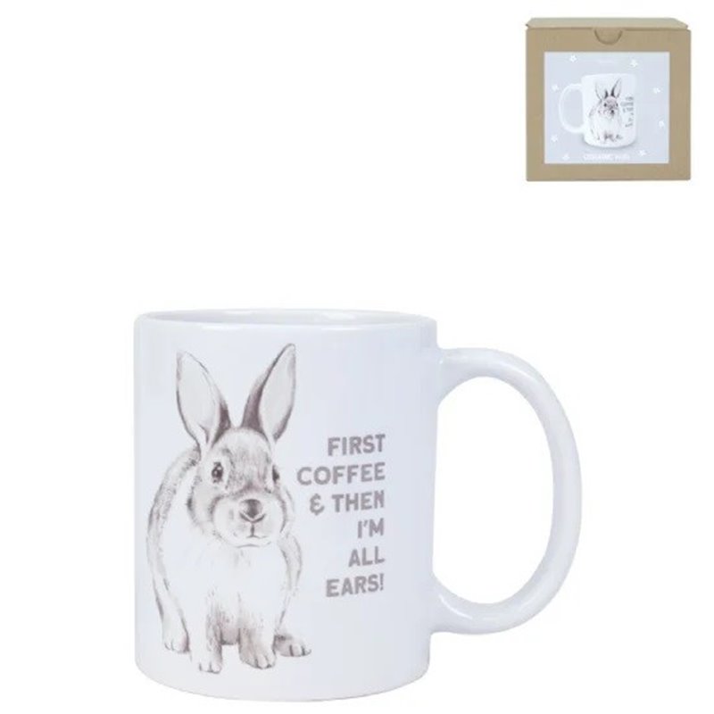 Jenam Easter Mug - First Coffee then I'm all ears!