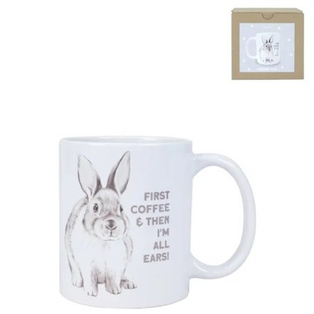 Jenam Easter Mug - First Coffee then I'm all ears!