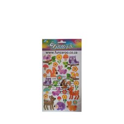 Stickers - Glitter - Woodland Animals