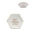 Jenam Mothers Day Quirky - Ceramic Trinket Dish (Best Mom Ever)
