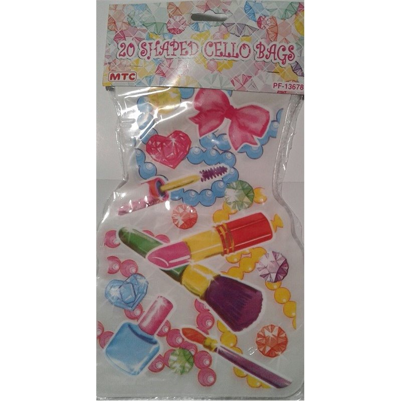 20 Shaped Cello Bags - Glitz & Glamour