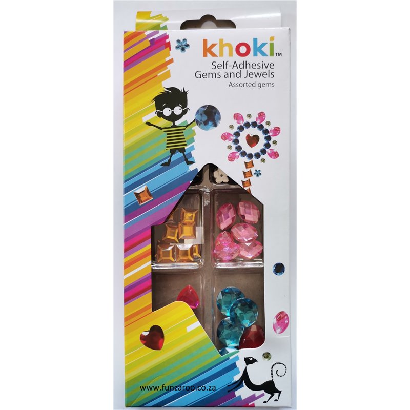 Khoki - Self-Adhesive Gems and Jewels (Assorted)
