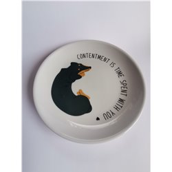 Dachshund Decorative Plate (20.5cm)