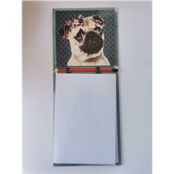 Pug Extra Large Magnetic Note block (38cm)