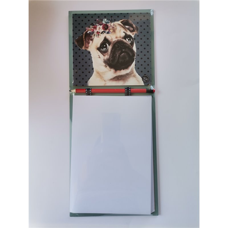 Pug Extra Large Magnetic Note block (38cm)