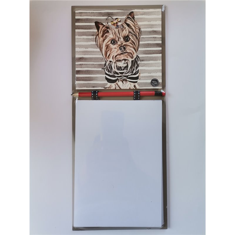 Yorkie Extra Large Magnetic Note block (38cm)