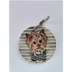 Yorkie Keyring