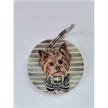 Yorkie Keyring