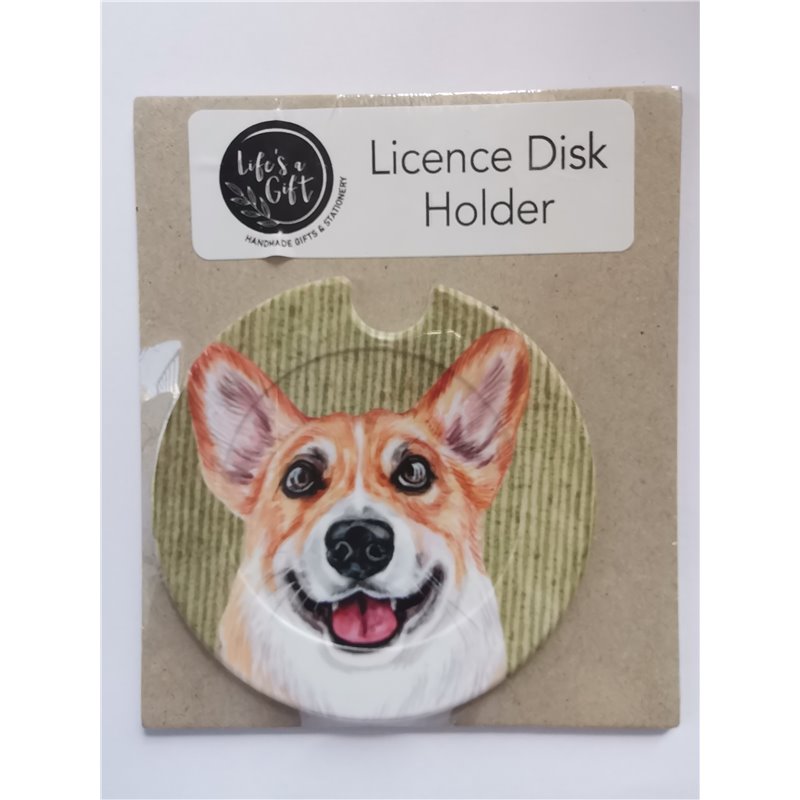 Corgi Licence Disc Holder