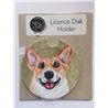 Corgi Licence Disc Holder