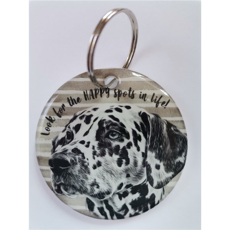 Dalmatian Keyring