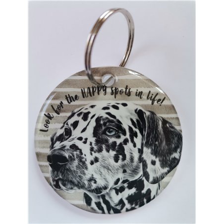 Dalmatian Keyring
