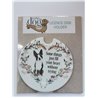Boston Terrier Licence Disc Holder
