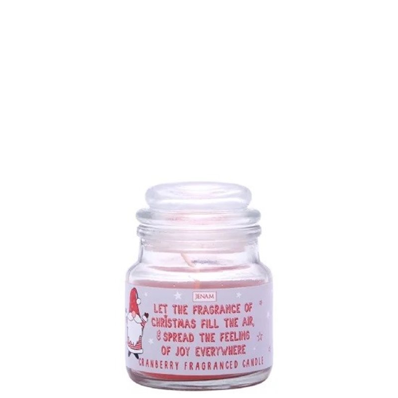 Jenam Christmas - Cranberry Scented Candle - Gnome