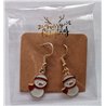 Christmas Novelty Snowman Earrings (Metal)