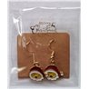 Christmas Novelty Snowman Earrings (Metal)