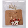 Christmas Novelty Reindeer Earrings (Metal)