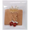 Christmas Novelty Mitten Earrings (Metal)