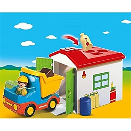 Playmobil 123 - Construction Truck with Garage