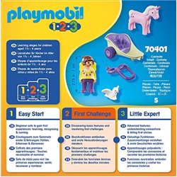Playmobil 123 - Unicorn Carriage with Fairy