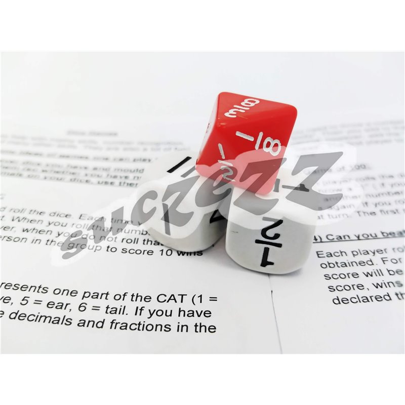 Suczezz Fraction Dice and Games Booklet