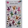 Stickers - Glitter - Ombre Ballerinas