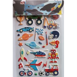 Puffy Stickers - Fast Food