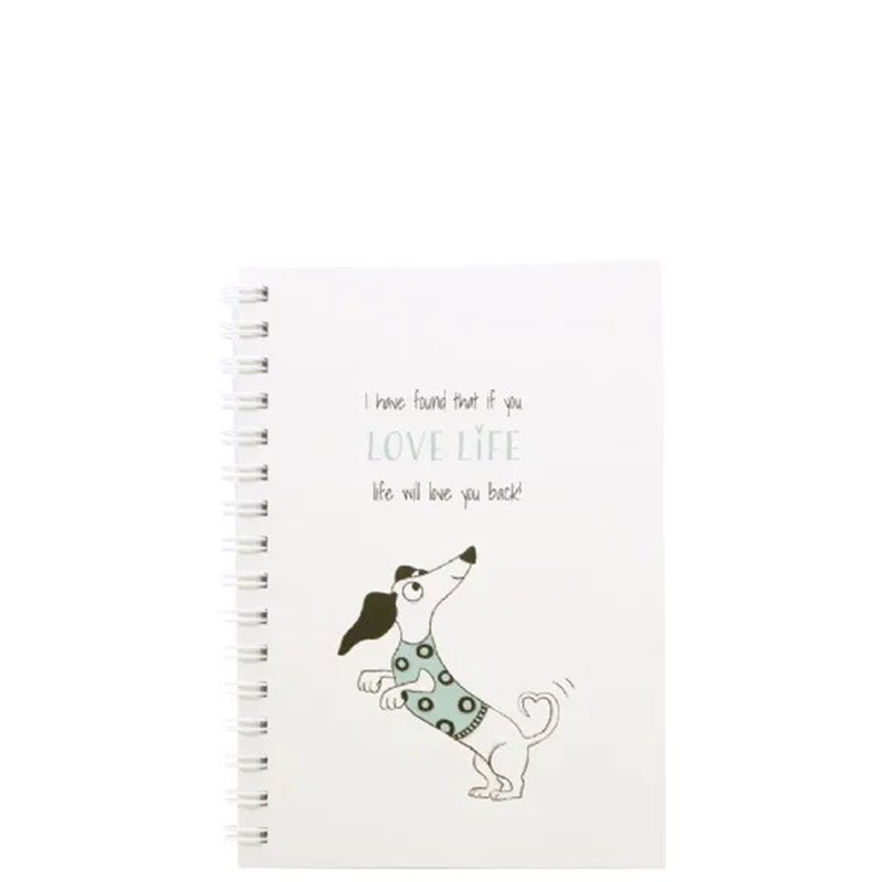 Jenam Dachshund Love - A5 Notebook (Love Life)