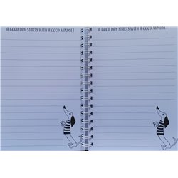 Jenam Dachshund Love - A5 Notebook (Love Life)