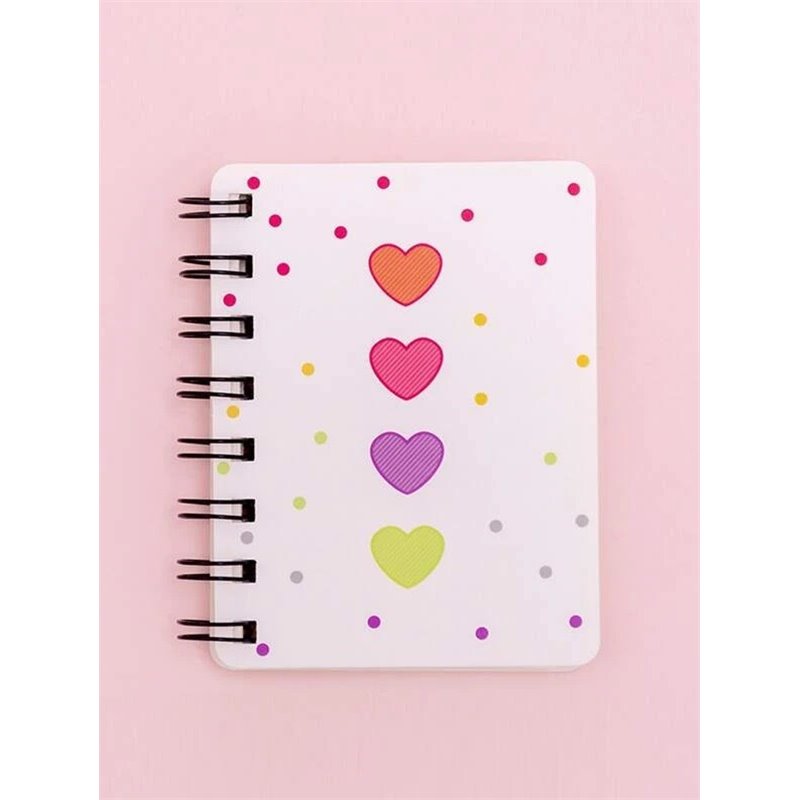 Mini Wirebound Notebook - Emojis