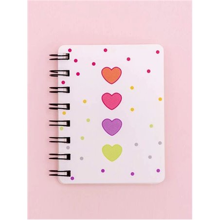 Mini Wirebound Notebook - Emojis