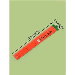 Easter Stationery - Carrot Wooden Ruler (15cm)