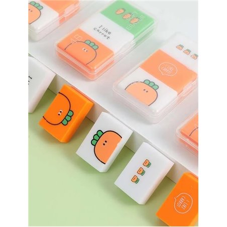 Easter Stationery - 3-Piece Carrot Eraser (EACH)