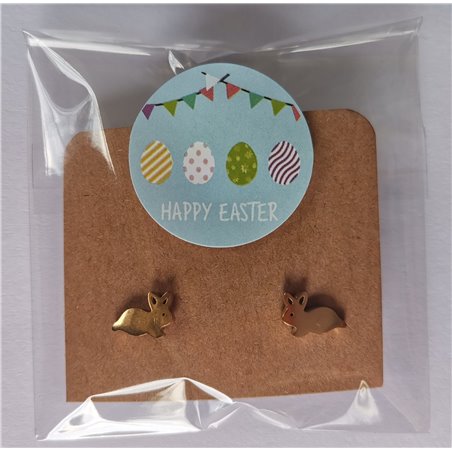 Easter Bunny Stud Earrings