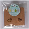 Easter Bunny Stud Earrings