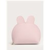 Pink Bunny Cosmetic Bag (Leather feel)